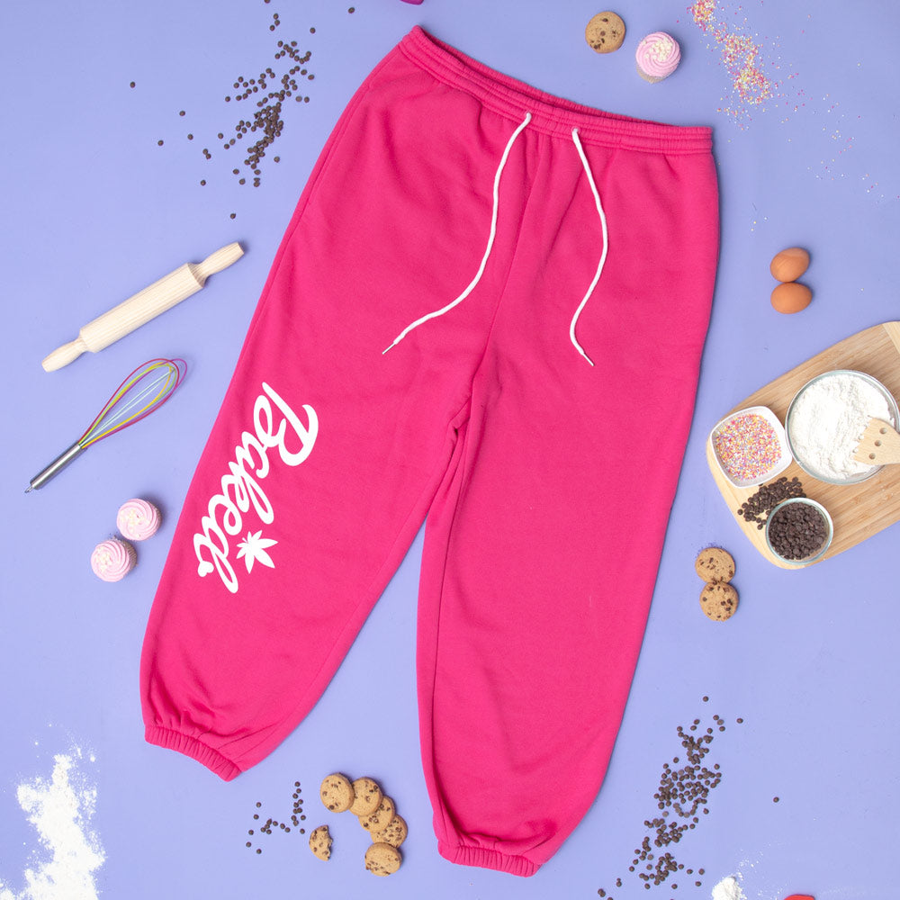 Baked Pink Sweatpants Highlines