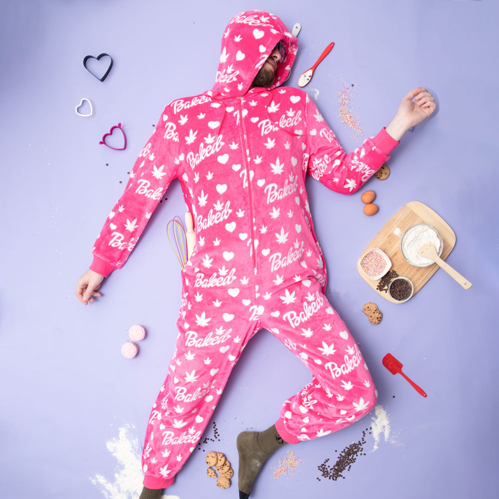 Baked Pink Onesie Highlines