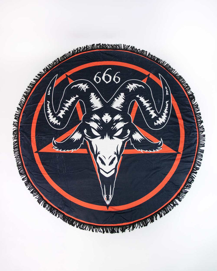 666 Round Towel Wake 'n' Bake
