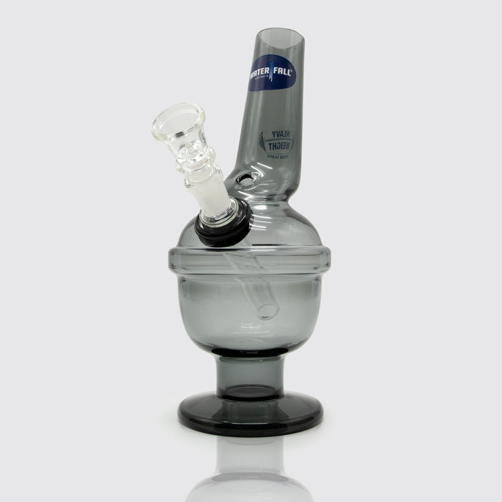 Pulsar Glass Bong - Black Waterfall