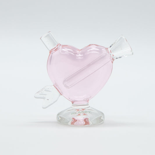 Cupids Heart-Shaped Pink Bubbler Planet X