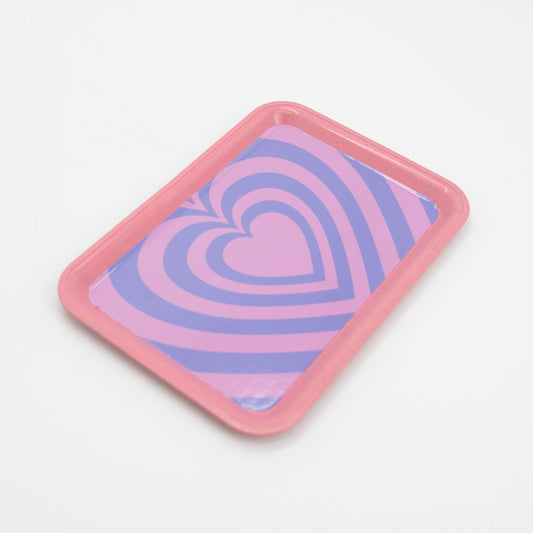 Purple Hearts Rolling Tray Planet X