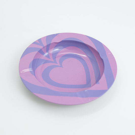 Purple Hearts Metal Ashtray Planet X