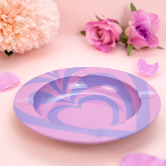 Purple Hearts Metal Ashtray Planet X