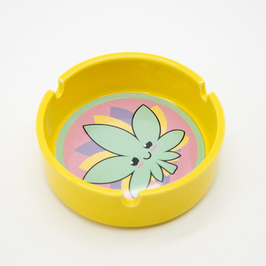Happy Leaf Ceramic Ashtray Planet X