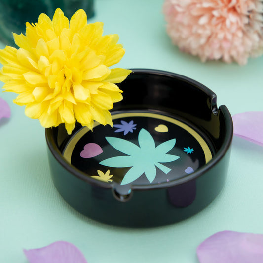 Love & Leaves Ceramic Ashtray Planet X
