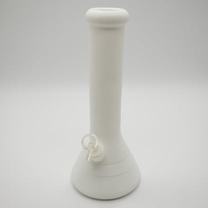 Conical White Silicone Bong The Bong Shop