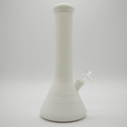 Conical White Silicone Bong The Bong Shop