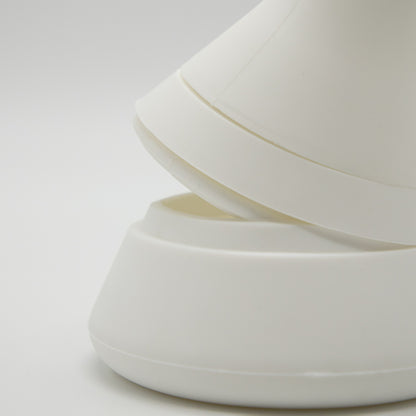 Conical White Silicone Bong The Bong Shop