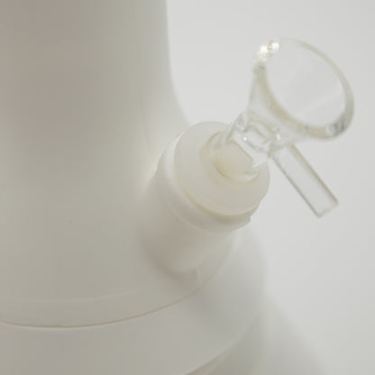 Conical White Silicone Bong The Bong Shop