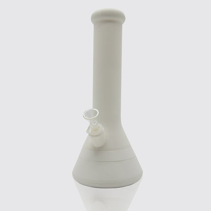 Conical White Silicone Bong The Bong Shop