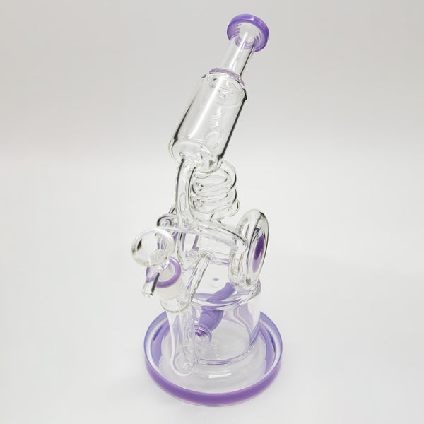 Microscopium Glass Bong - Purple Planet X