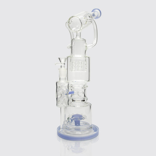 Hubble Periscope Glass Bong - Light Blue Planet X