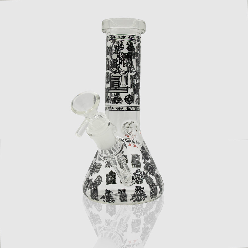 Hieroglyphs Glass Bong (Glow) Planet X