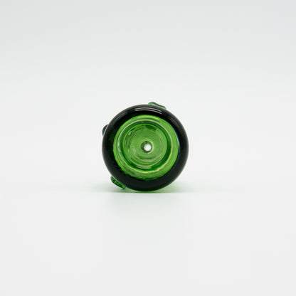 Tiki Skull Glass Cone - Green (18mm) The Bong Shop