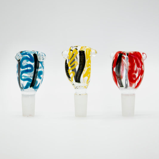 Triangular Glass Cone - Assorted Colours (14mm) The Bong Shop