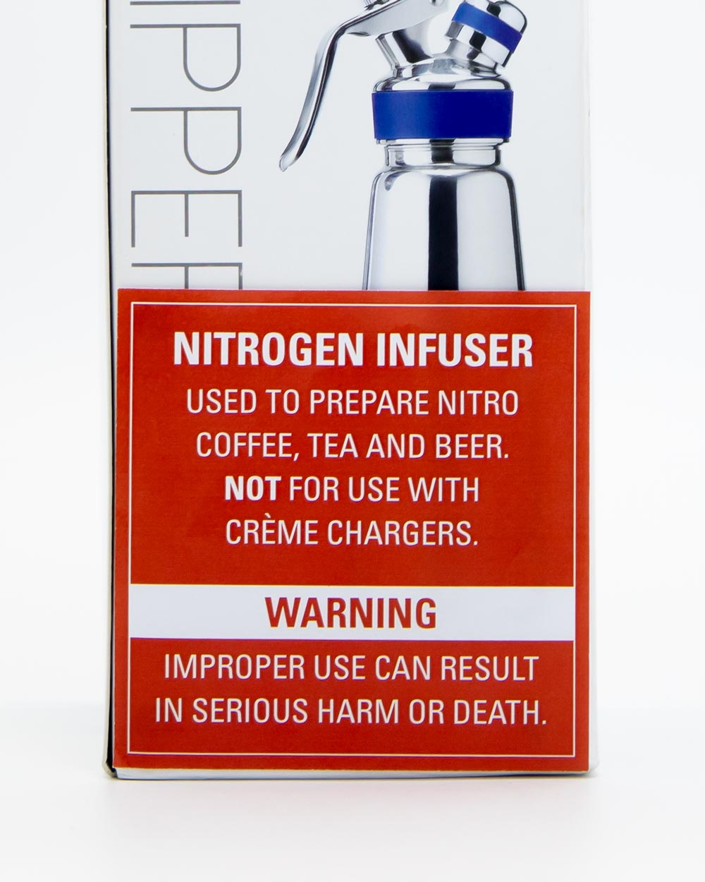 MOSA Nitrogen Dispenser Master Whipper Stainless Steel with Blue Accent 0.5L MOSA