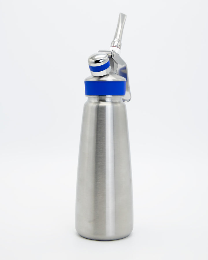 MOSA Nitrogen Dispenser Master Whipper Stainless Steel with Blue Accent 0.5L MOSA