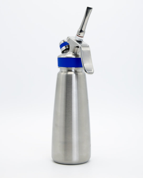 MOSA Nitrogen Dispenser Master Whipper Stainless Steel with Blue Accent 0.5L MOSA