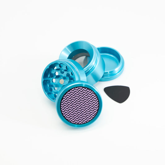 Zig-Zags Four-Part Metal Grinder Planet X