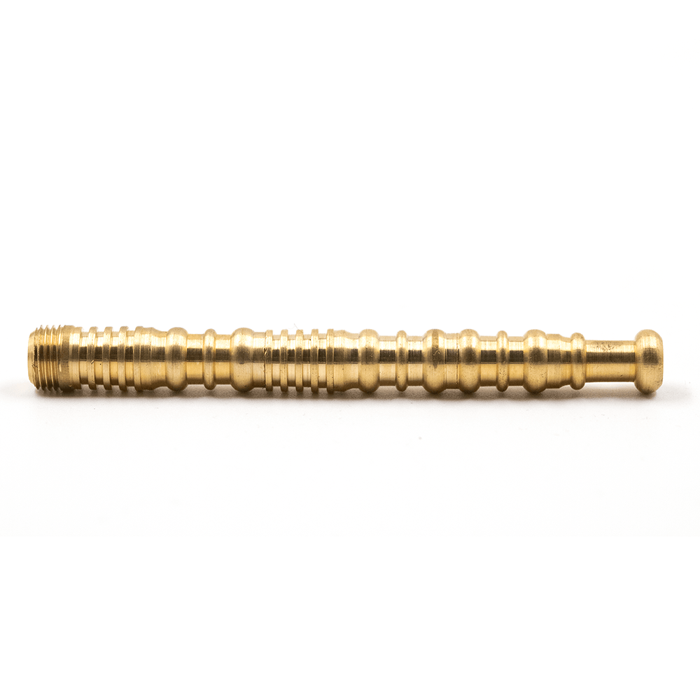 Large Brass Ornate Stem (3 Piece) The Bong Shop
