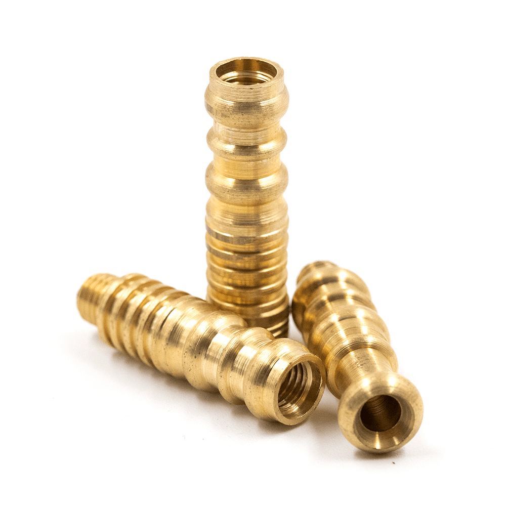 Large Brass Ornate Stem (3 Piece) The Bong Shop