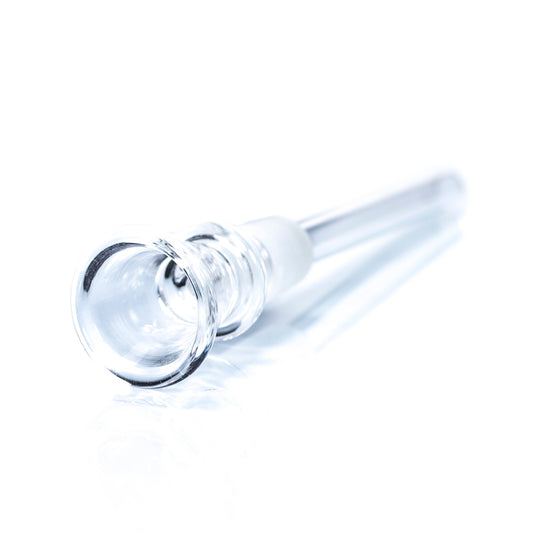 10CM GLASS SLIDER STEM WITH ATTACHED CONE - 14MM. The Bong Shop