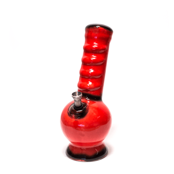 Bubble Ceramic Bong - Red The Bong Shop