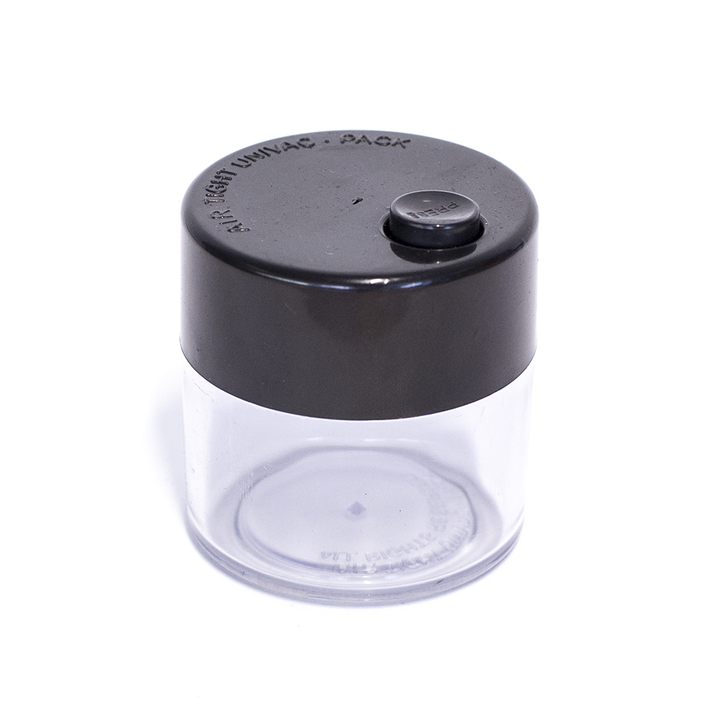 [UNIVAC] Plastic Vacuum Seal Canister - Black and Clear The Bong Shop