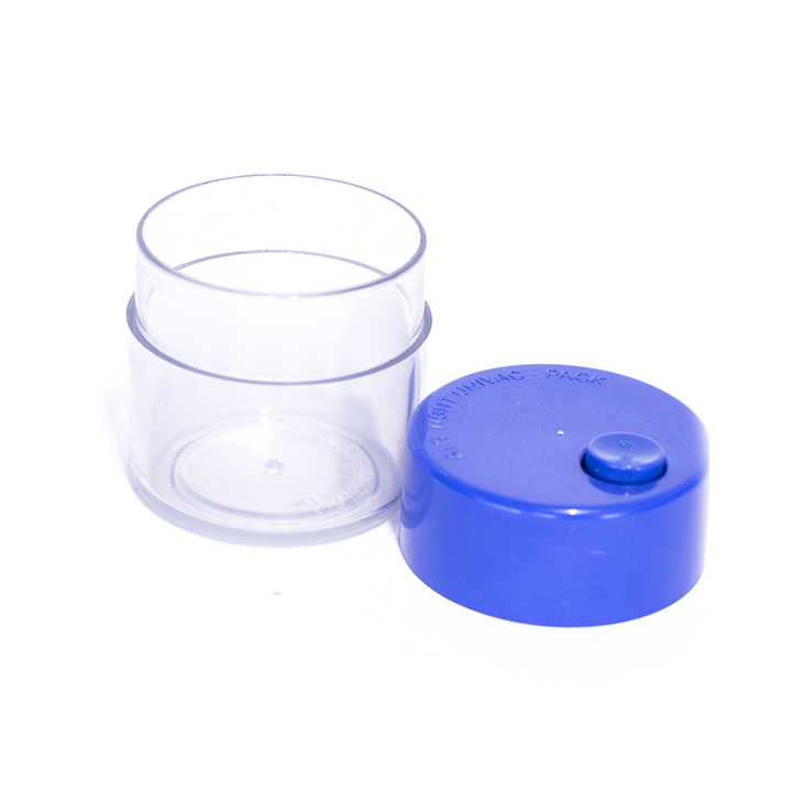 [UNIVAC] Plastic Vacuum Seal Canister - Blue and Clear The Bong Shop