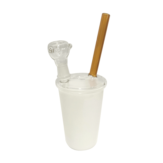 In & Out Burger Shake Cup Glass Bong Planet X