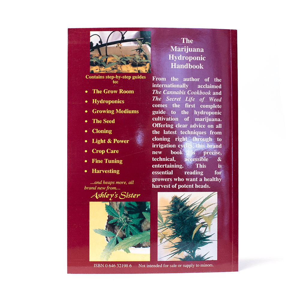 Marijuana Hydroponic Handbook The Bong Shop