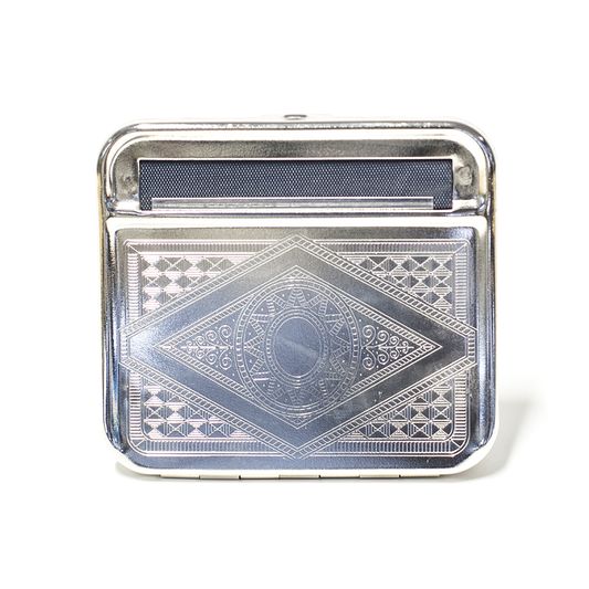 Rolling Machine - 8cm - Silver Case The Bong Shop