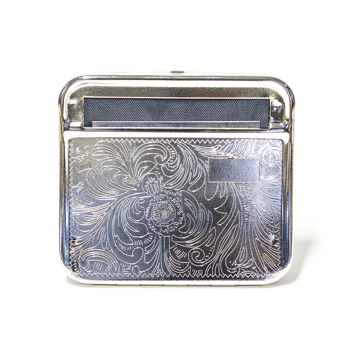 Rolling Machine - 8cm - Silver Case The Bong Shop