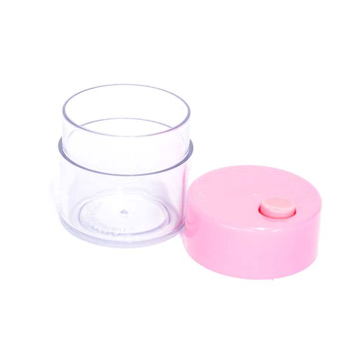 [UNIVAC] Plastic Vacuum Seal Canister - Pink and Clear The Bong Shop