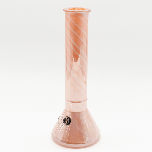 Aurora Glass Bong - Opal Pink Planet X