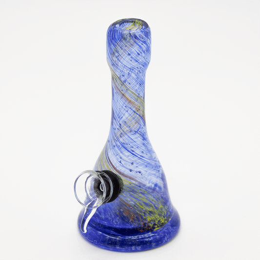 Luminance Mini Glass Bong - Blue Planet X