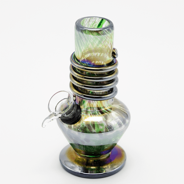 Mini Nova Glass Bong - Green Planet X