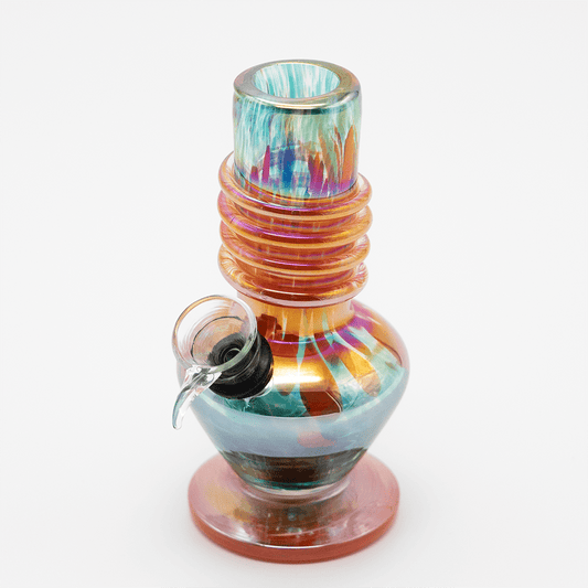 Mini Nova Glass Bong - Orange Planet X