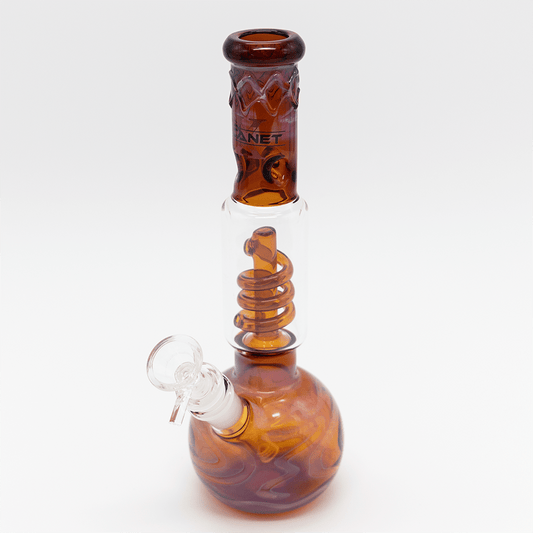 Sand Drift Glass Bong - Amber Planet X