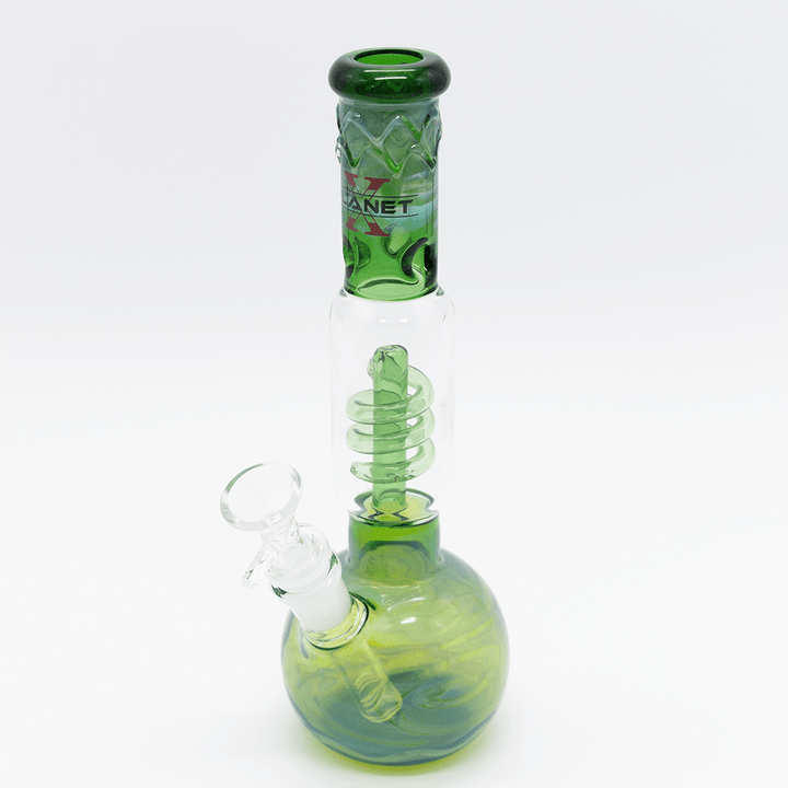 Sand Drift Glass Bong - Green Planet X