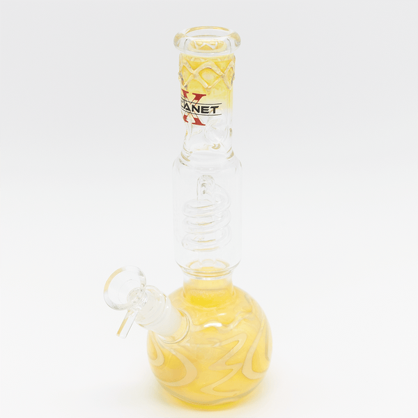 Sand Drift Glass Bong - Yellow Planet X