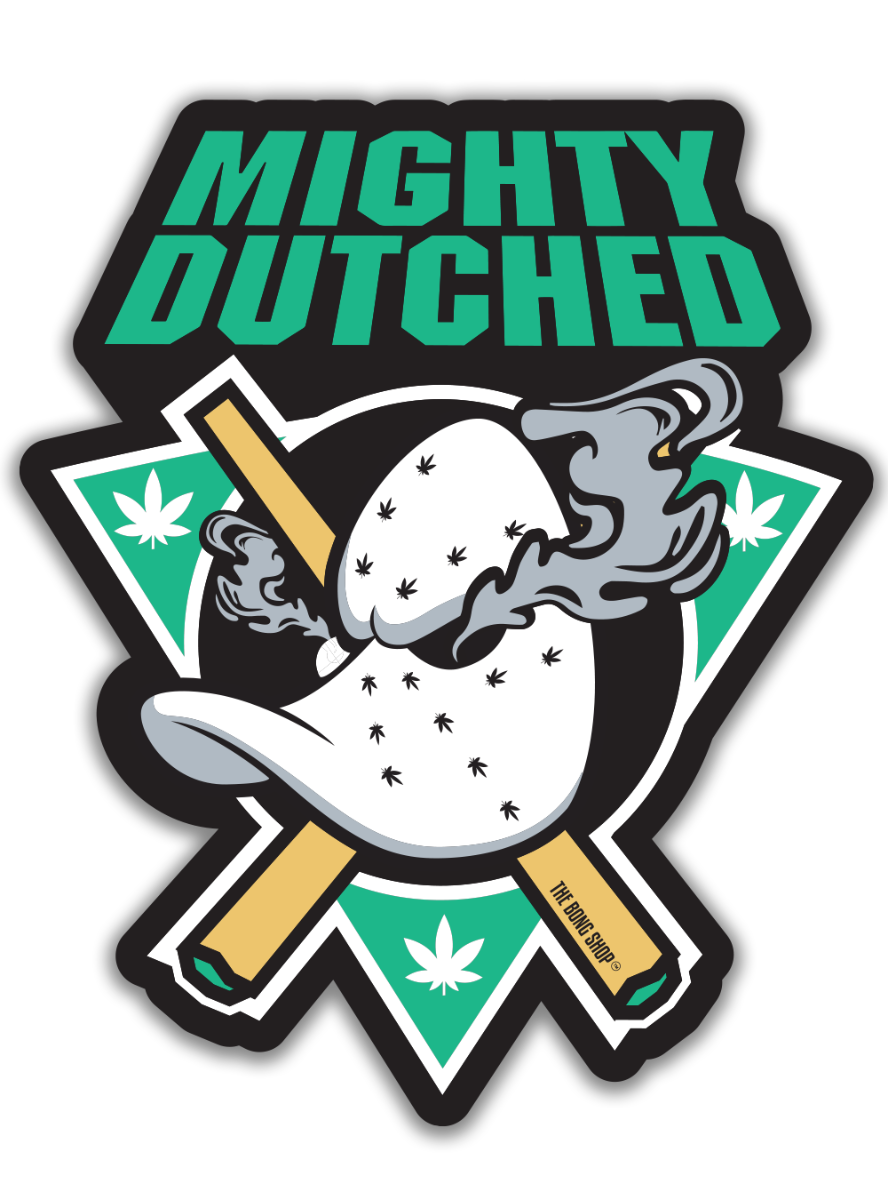 STICKER - MIGHTY DUTCHED TBS The Bong Shop