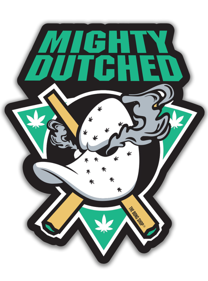 STICKER - MIGHTY DUTCHED TBS The Bong Shop