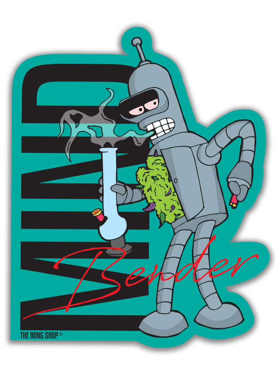 STICKER - MIND BENDER TBS The Bong Shop