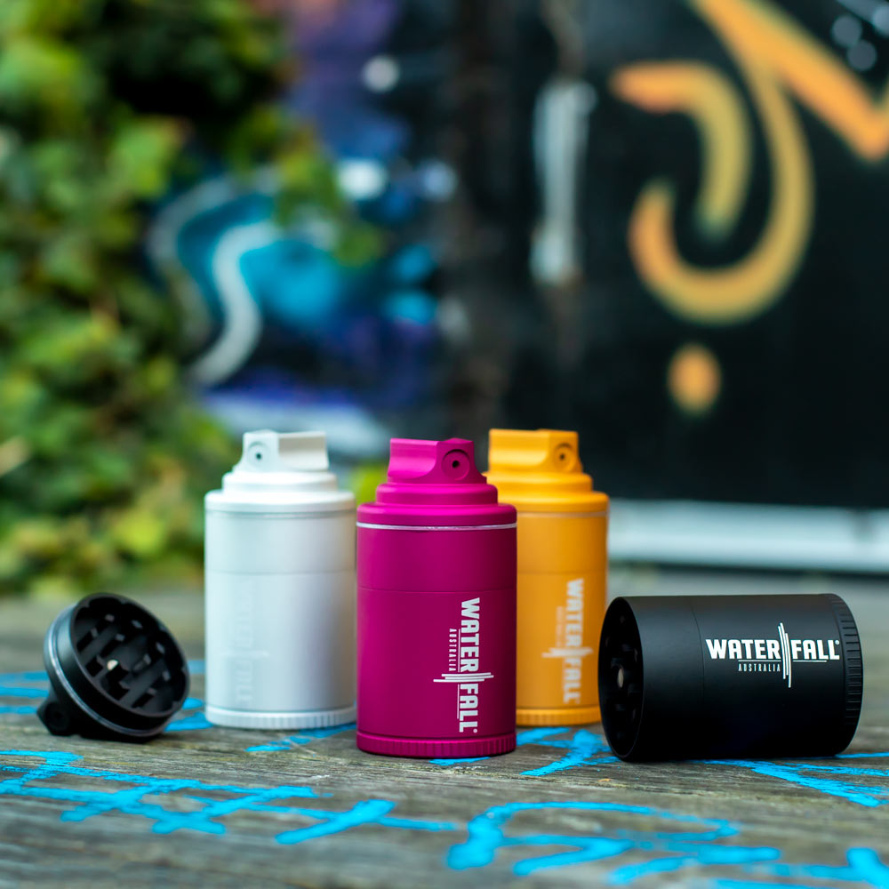 Graffiti Spray Paint Grinder Waterfall